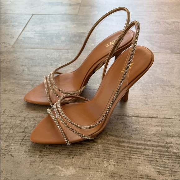 ZARA - (NWOT) WOMEN’S RHINESTONE HEEL - SIZE 7 - Picture 7 of 12